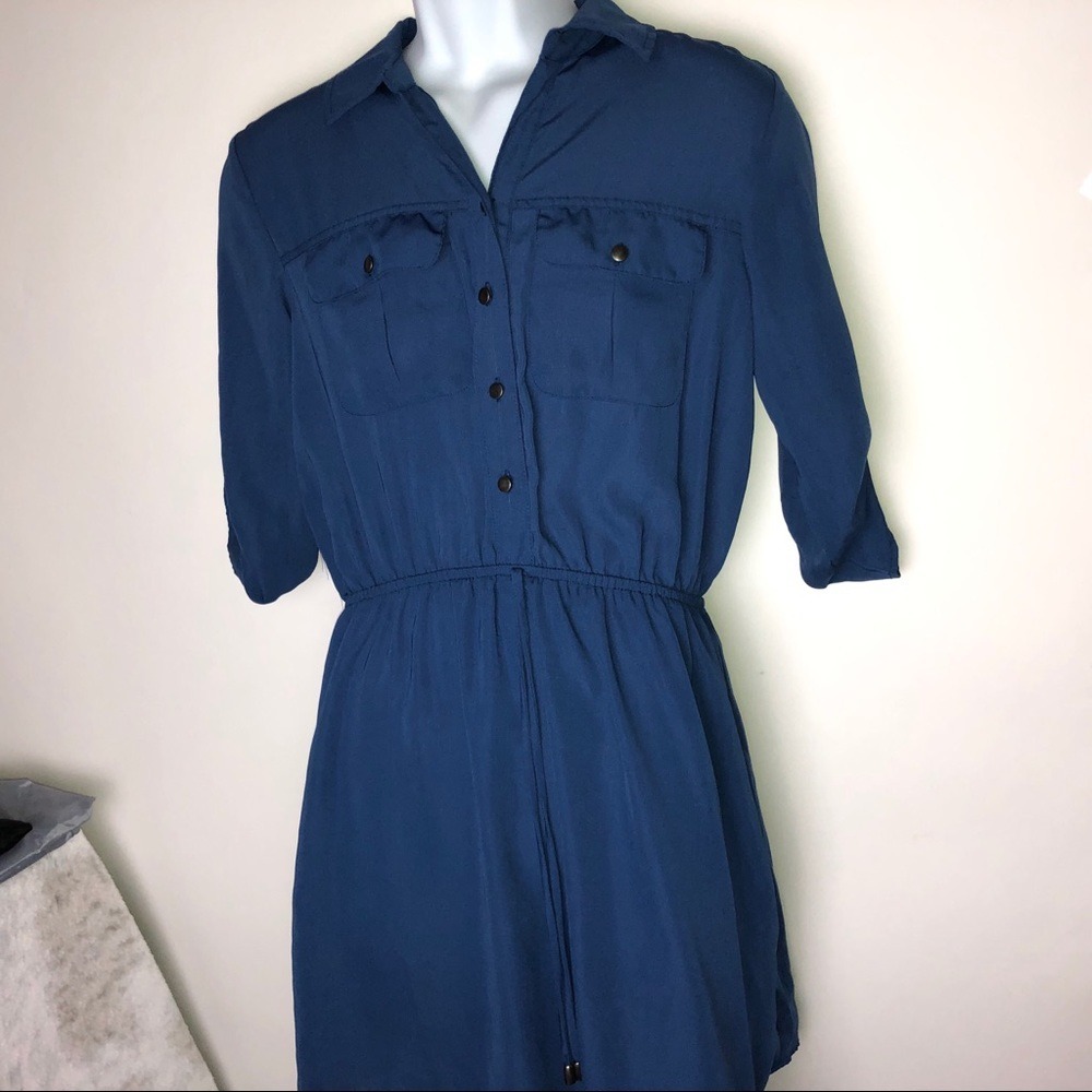 Bebop Blue Mini Dress Be you be free Women's Medium